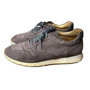 Barneys New York Shoes Mens Size‎ 9 Suede Lace Up Low Top Casual Sneakers Box